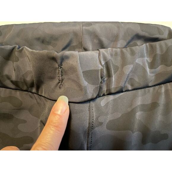 ZYIA Active Pants Womens Small Slate Gray Camouflage Joggers w Pockets Stretch - Picture 2 of 12